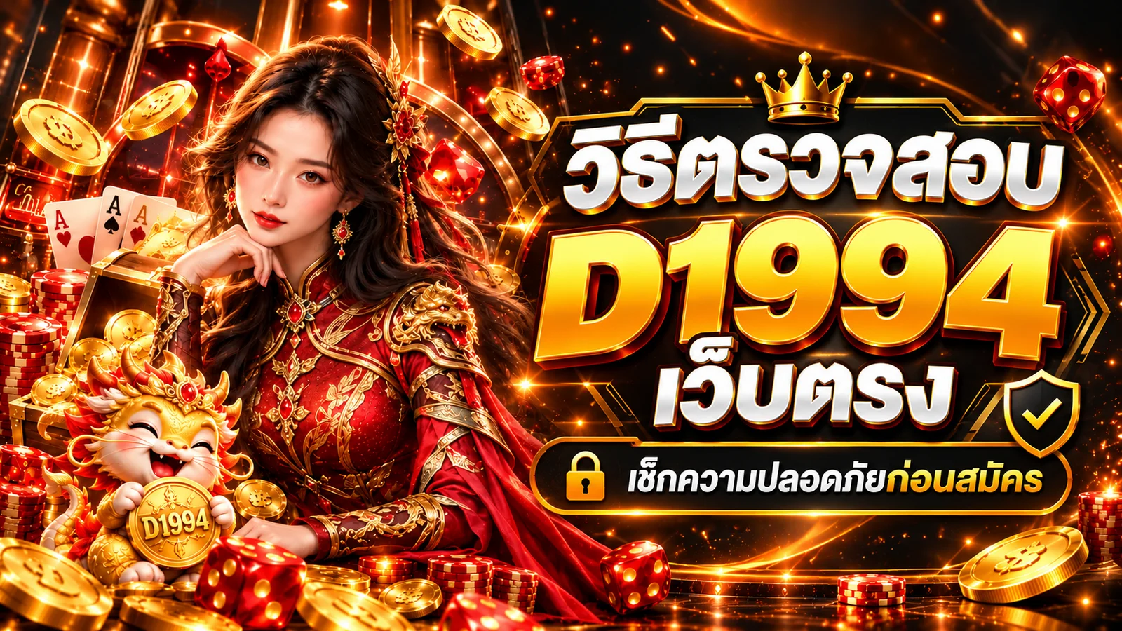 D1994 วิธีตรวจเว็บตรง ทางเข้า สมัคร และความปลอดภัย